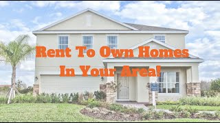 Rent To Own Homes In Your Area [upl. by Mancino]