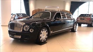 Bentley Mulsanne Grand LimousineEWBHallmark by Mulliner 2018  Reallife review [upl. by Icrad]