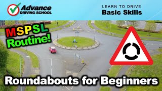 Roundabouts for Beginners  Learn to drive Basic skills [upl. by Adnuhs]