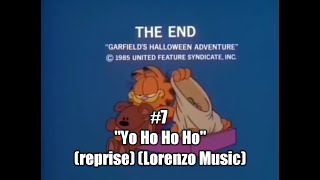 Music Garfields Halloween Adventure 1985  7 quotYo Ho Ho Ho reprisequot Lorenzo Music [upl. by Emixam]