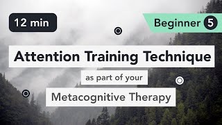 Attention Training Technique ATT in Metacognitive Therapy Beginner 5 [upl. by Rihaz471]