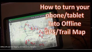 Offline GPS and Trail Mapping with Backcountry Navigator [upl. by Chet847]