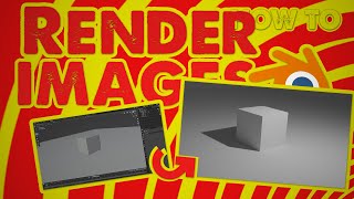 How to render an image Blender tutorial [upl. by Cutlip]