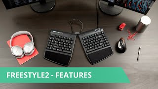 Kinesis Freestyle2 quotFS2quot Keyboard Features [upl. by Emanuela]