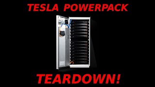 Tesla Powerpack Module Teardown [upl. by Santa]