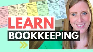 8 ways to LEARN BOOKKEEPING Certified bookkeeper with free download [upl. by Yuhas]