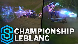 Championship LeBlanc Skin Spotlight  League of Legends [upl. by Sadella]