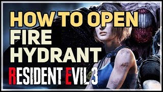 How to Open Fire Hydrant Resident Evil 3 Remake [upl. by Rey509]