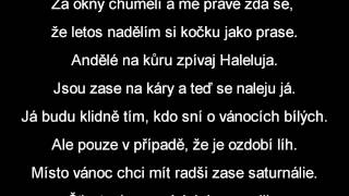 Xindl X  Štědrý večer nastal  lyrics text  HD [upl. by Tootsie]