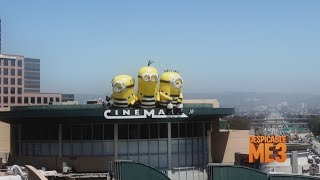 Minions Take Over Cinemark 18 amp XD in Los Angeles CA [upl. by Ahsenaj403]