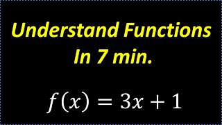 Learn Functions – Understand In 7 Minutes [upl. by Einnek118]