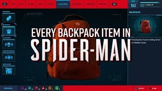 SpiderMan PS4  All Backpack Collectibles [upl. by Ming218]