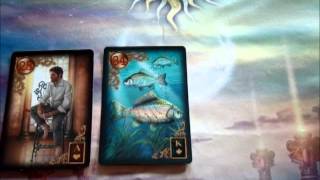 Lenormand for Beginners Playing With 3Card Combinations [upl. by Aerdno]