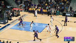 NBA 2K22  Los Angeles Lakers vs Memphis Grizzlies  Gameplay PS5 UHD 4K60FPS [upl. by Clynes]