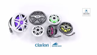 Clarion Marine Premium Speakers and Subwoofers [upl. by Tamsky]