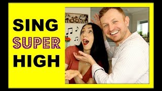 SING SUPER HIGH  Singing Exercises For Really High Notes [upl. by Onitsuj114]