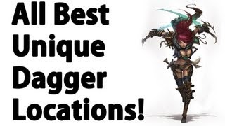 Skyrim  ALL Unique Dagger  Locations Guide  YouTube [upl. by Barbara-Anne915]