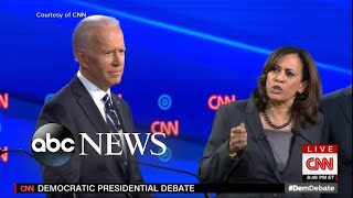 Harris Biden face off again in 2nd Democratic debate l ABC News [upl. by Lazarus]