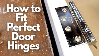 How to Fit Perfect Door Hinges [upl. by Annot]