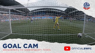 GOALCAM  Wanderers 10 Shrewsbury Town [upl. by Yrret]