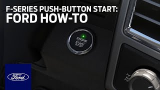 PushButton Start FSeries Diesel  Ford HowTo  Ford [upl. by Ginelle166]