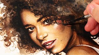 10 TIPS for Watercolor Portraits  HOW TO USE WATERCOLOR [upl. by Brenna]