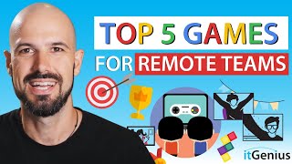 5 More of our Best Games For Remote Work Teams remotework [upl. by Olim]