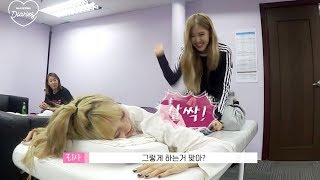 ChaeLisa Give Massage To Each Other  Rosé Lisa BLACKPINK DIARIES Ep 6 [upl. by Atinele471]