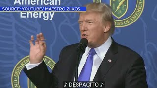 President Trump Sings quotDespacitoquot [upl. by Atsillak325]