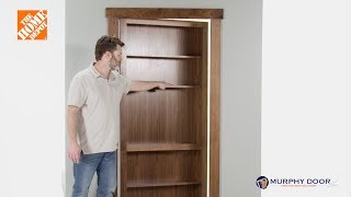 InSwing Murphy Door Installation HIDDEN DOOR [upl. by Liebowitz786]