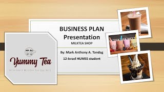 BUSINESS PLAN PRESENTATION MILKTEA SHOP  How to make business plan Powerpoint [upl. by Rats773]