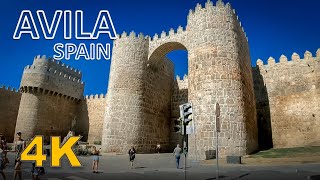 AVILA  SPAIN  WaLKING TOUR 4K [upl. by Colb]