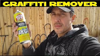 How to remove Graffiti easy with GOOF OFF [upl. by Iaoh]