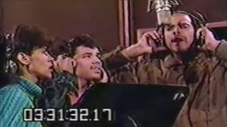 The Debarge family singing in the studio  RARE footage 1983 [upl. by Oicirbaf]