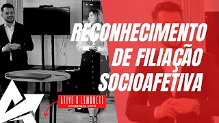 DIREITO DE FAMÍLIA Reconhecimento de filiação socioafetiva [upl. by Jobey387]