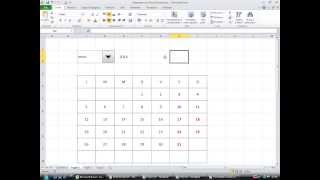 Calendario Automatico Con Excel [upl. by Eiddam]