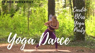 Yoga Dance  Blissed out Cardio Yoga Workout [upl. by Enomed]