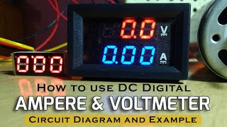 Digital Ampere and Voltmeter Wiring Diagram [upl. by Eyllib766]