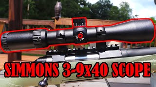 Simmons 39x40 Rifle Scope Review [upl. by Aicsile]