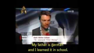 Karl Urban speaks German [upl. by Annua]