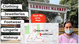 Sarojini Nagar Market Shop Number and Map  Cheapest Market in Delhi  Mahima Giri [upl. by Daniyal]