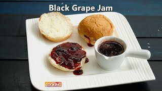 Black Grape Jam  Home made Grape Jam  Grape Jam  Home Cooking [upl. by Llenhoj243]