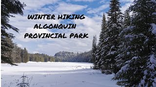 Winter Hike  Algonquin Provincial Park [upl. by Wales]