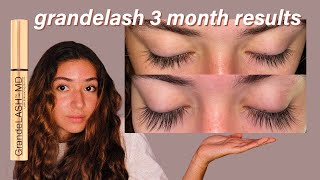 grandelash review  3 month results [upl. by Aitnauq]