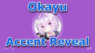 Okayu Speaks in Her Natural Accent Eng SubHololive [upl. by Wallace]