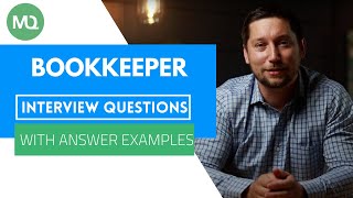 Bookkeeper Interview Questions with Answer Examples [upl. by Seligman]