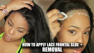 INDUSTRY SECRETS HOW TO  Apply your Lace Wig Safely with GLUE  REMOVAL  CHINALACEWIG [upl. by Etnovahs907]