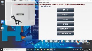 Como programar a central Comunic 16 por Software [upl. by Eustache]