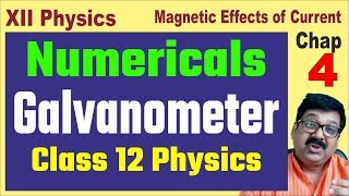 Galvanometer Numericals on Moving Coil Galvanometer Class 12 Physics Chapter 4 JEE NEET [upl. by Ahtanamas]