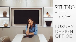 LUXURY STUDIO TOUR  INTERIOR DESIGN  HOME TOUR  Behind The Design  Episode 4 [upl. by Ynaffat]